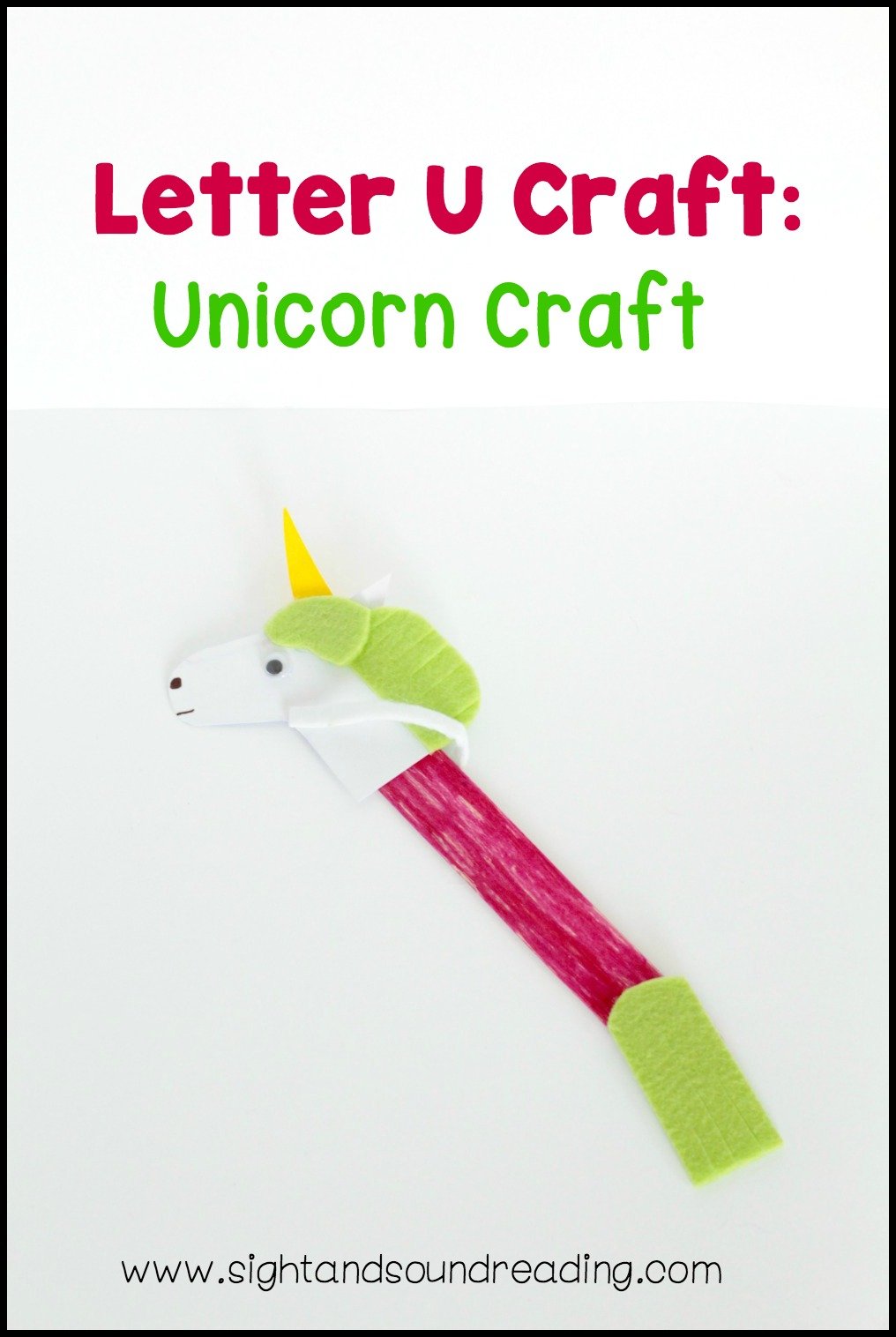 Most kids love unicorns for the magical horns. Help kids learn about the letter U and unicorns when making this Letter U craft.