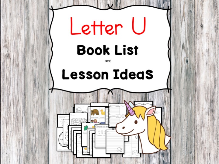 Letter U Book List