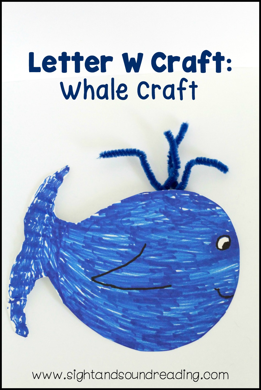 When it comes to learning the letter W, the whale is the first animal that comes to mind for the letter W Craft. Whales are tons of fun.