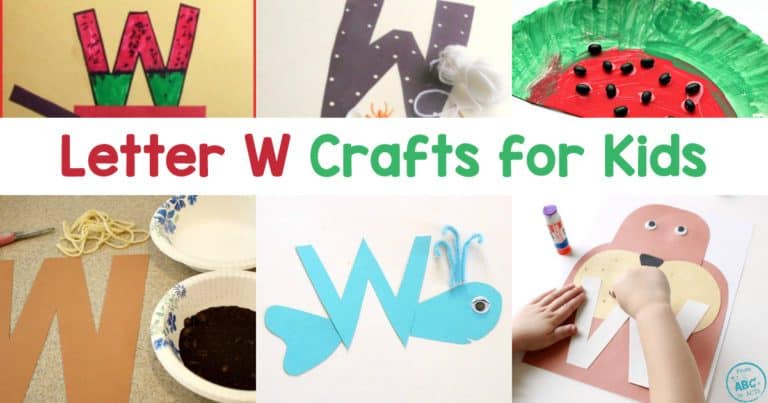 Letter W Crafts
