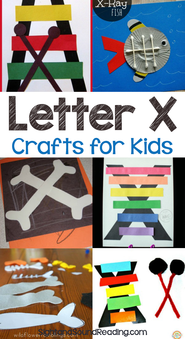 Letter X Crafts For Preschool Or Kindergarten Fun Easy And Educational