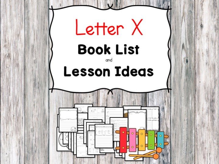 Teaching the letter X? Include some books include letter X sound. Here is the Letter X book list to teach the letter X sound.