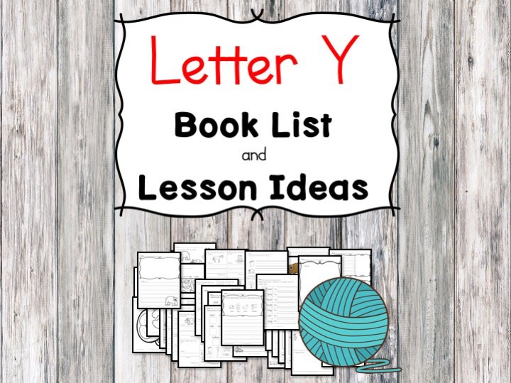 Teaching the letter Y? Include some books include letter Y sound. Here is the Letter Y book list to teach the letter Y sound.