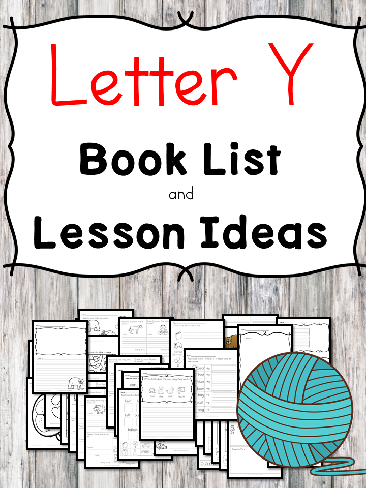 Teaching the letter Y? Include some books include letter Y sound. Here is the Letter Y book list to teach the letter Y sound.