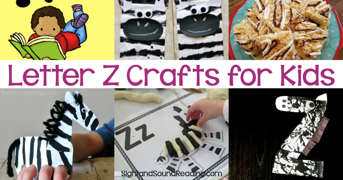 Letter Z Crafts for preschool or kindergarten  Fun, easy and educational!