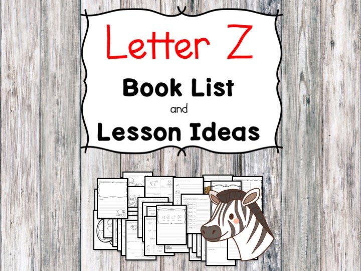 Teaching the letter Z? Include some books include letter Z sound. Here is the Letter Z book list to teach the letter Z sound.