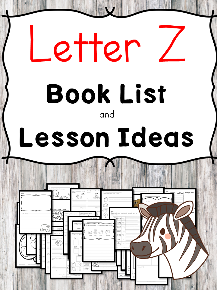 Teaching the letter Z? Include some books include letter Z sound. Here is the Letter Z book list to teach the letter Z sound.