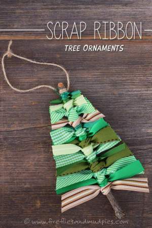 Scrap Ribbon Tree Ornament