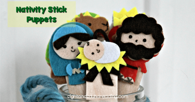 Nativity Stick Puppets