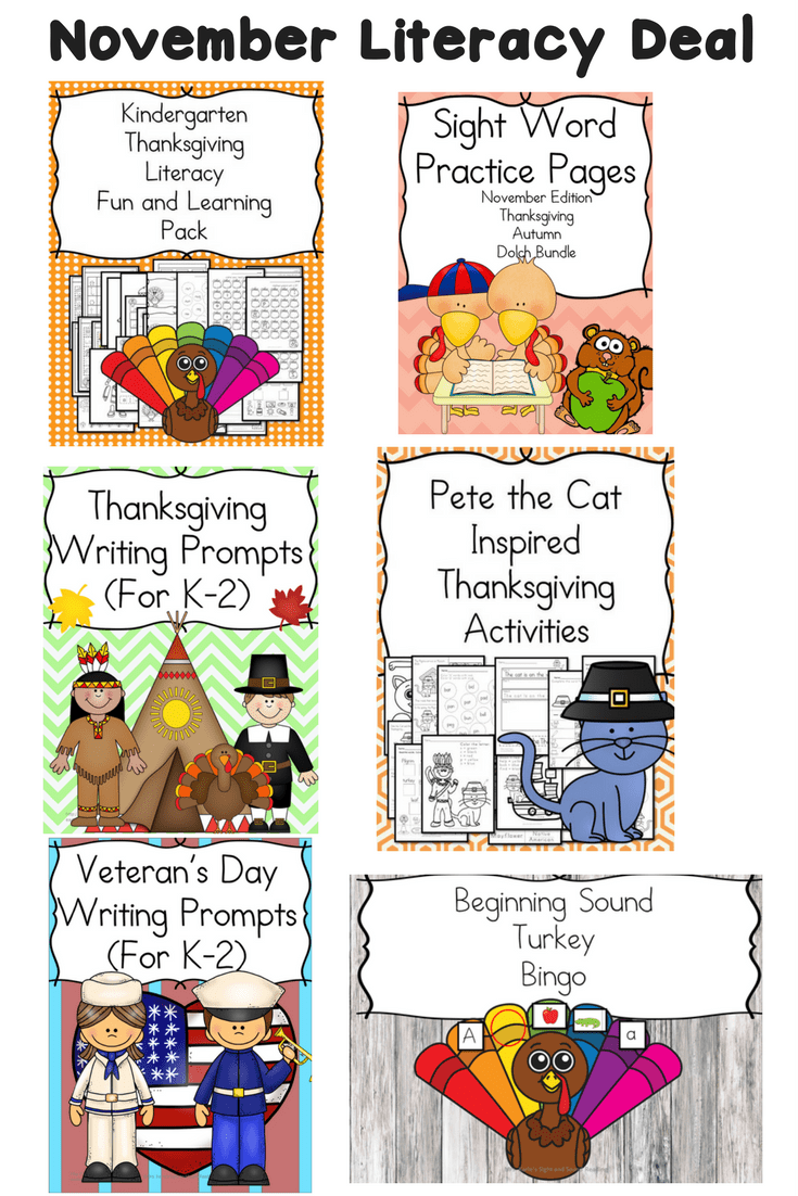 November Literacy Bundle Deal