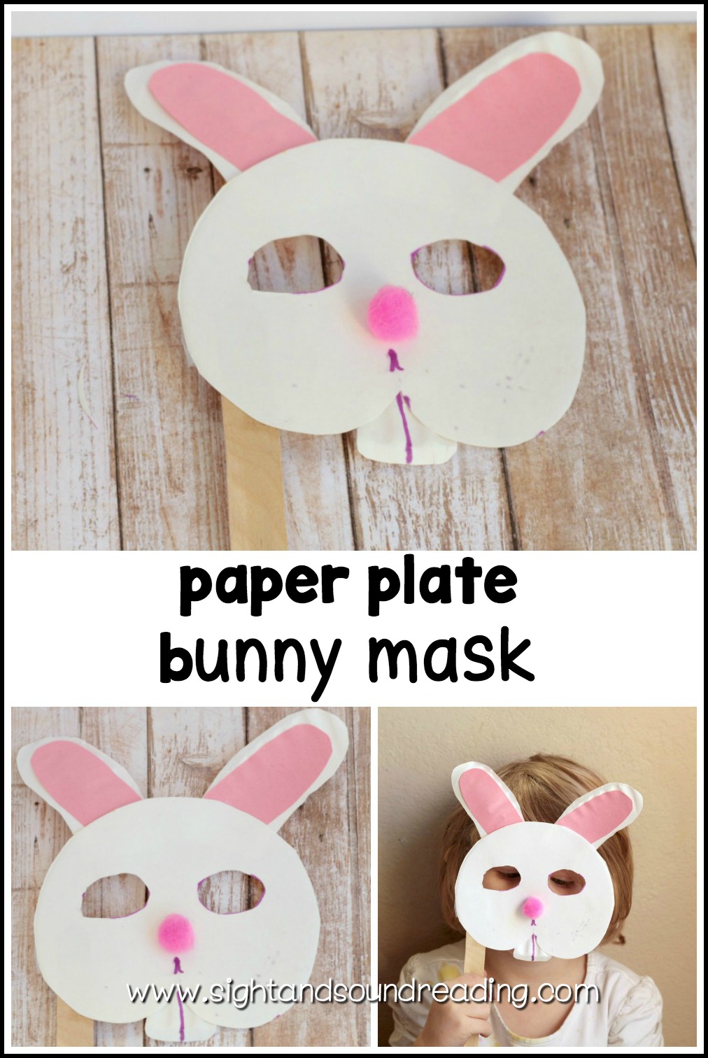 Spring is around the corner, celebrate it by making paper plate bunny mask! This mask needs a craft, a stick, a paper plate, and construction paper.