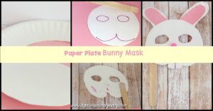 Spring is around the corner, celebrate it by making paper plate bunny mask! This mask needs a craft, a stick, a paper plate, and construction paper.