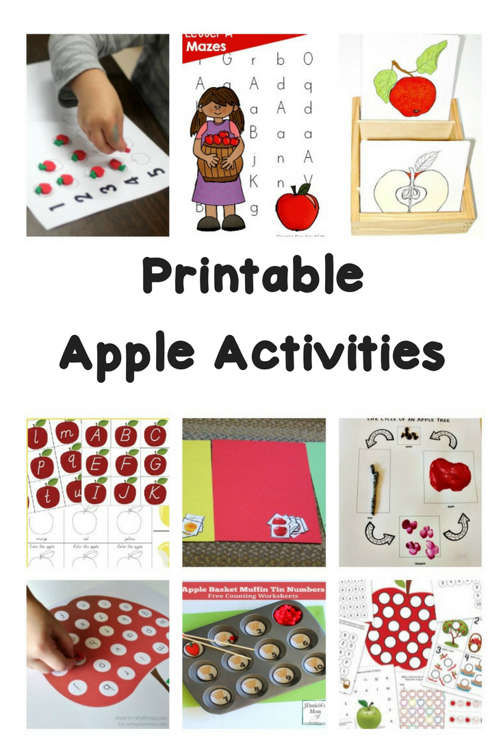 Printable Fall Worksheets and Activities - for literacy, science, math and more! Great for preschool, kindergarten and first grade. 