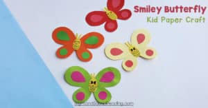 Today I am going to share a cute smiley butterfly kids paper craft to display in your rooms. Let everyone watch them around and not to wait going outdoors.