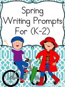St. Patrick's Day Writing Prompts for Kindergarten, first of second grade.