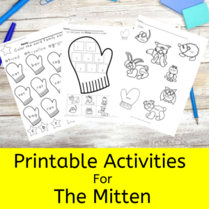 The-Mitten-Printable-activities Printable activities for the Mitten for preschool/Kindergarten