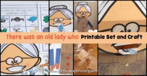 In this There was an old lady who craft, kids can make their very own old lady who can swallow a variety of things!