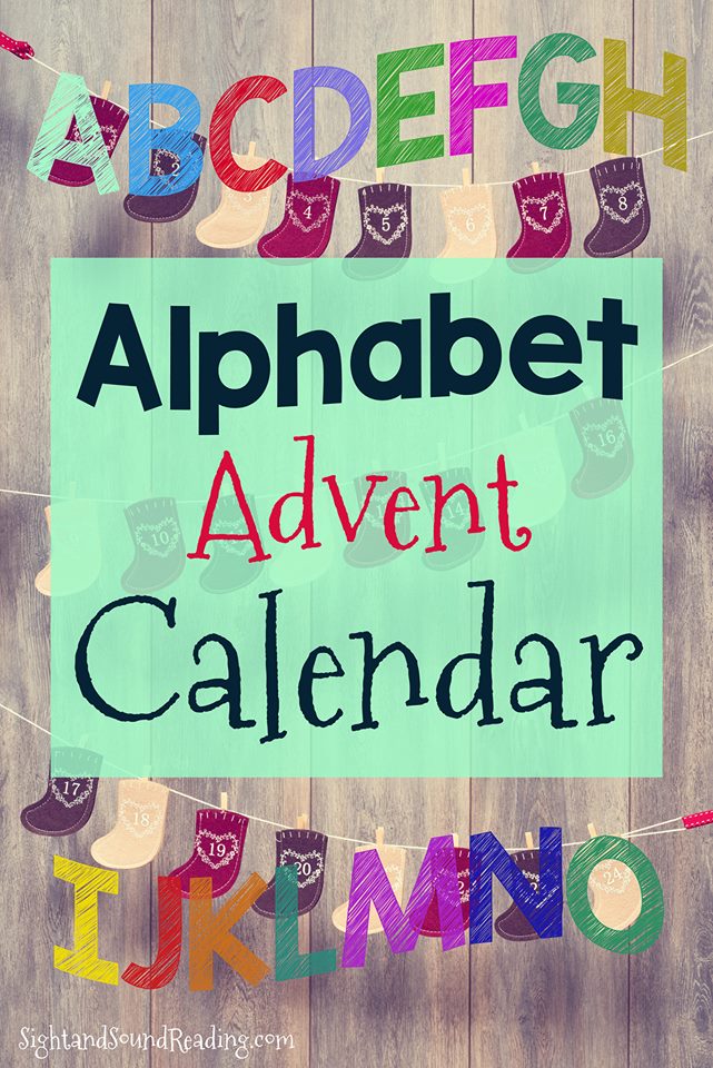 This clever printable alphabet advent calendar helps you count down the days to Jesus's birthday. Count using letters of the alphabet.