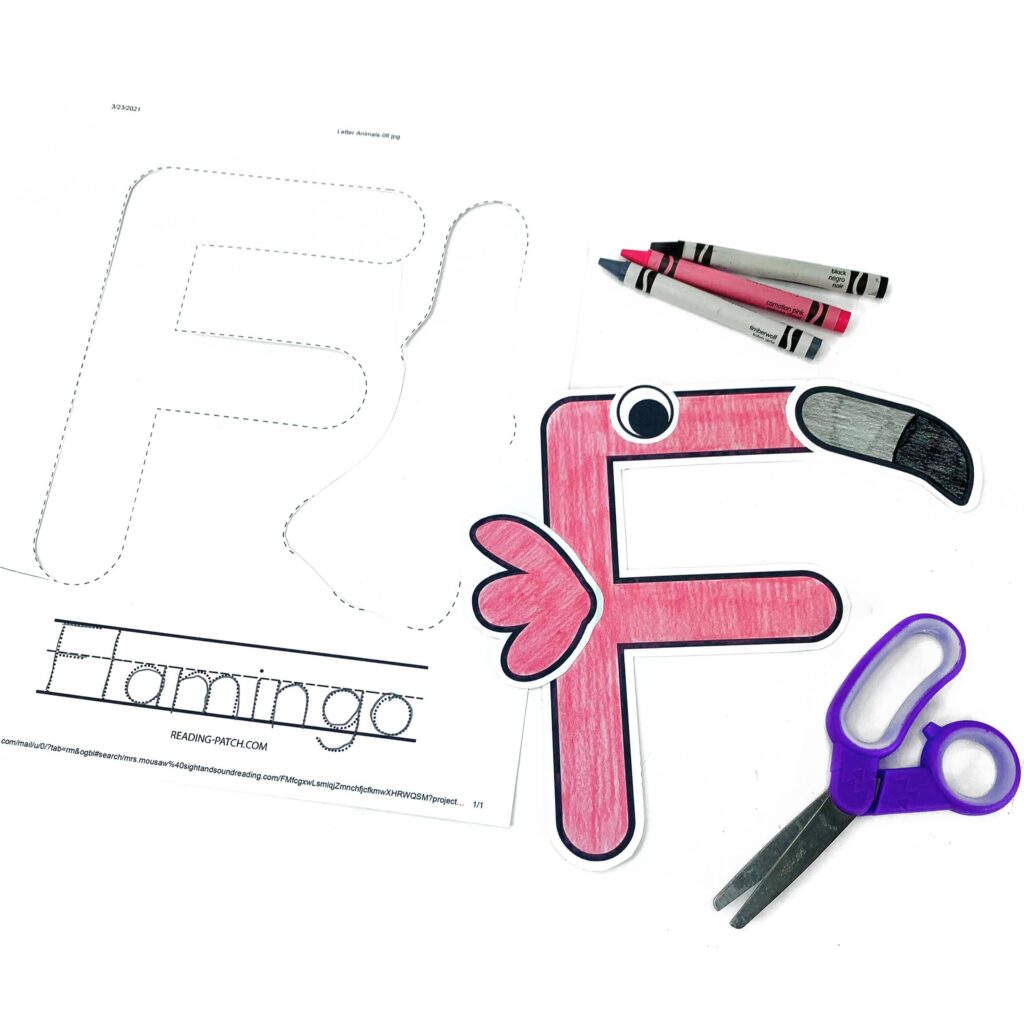 Letter F Animal Alphabet Craft