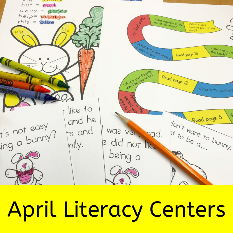 April Literacy Centers