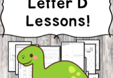 Letter D Lessons: Print and Go Letter of the Week fun!