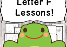 Letter F Lessons: Print and Go Letter of the Week fun!
