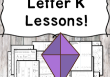 Letter K Lessons: Print and Go Letter of the Week fun!