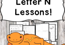Letter N Lessons: Print and Go Letter of the Week fun!