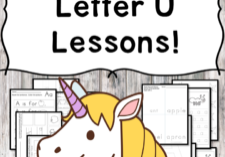 Letter U Lessons: Print and Go Letter of the Week fun!