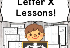 Letter X Lessons: Print and Go Letter of the Week fun!