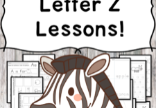 Letter Z Lessons: Print and Go Letter of the Week fun!
