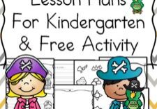 Pirate Lesson Plans -with free Make a Pirate hat and Pirate map activity. Pirate Lesson Plans for Kindergarten help to teach the p sound and the ar controlled vowel sound. Pirate book recommendations included.