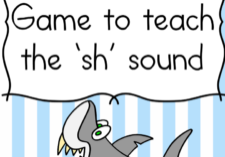 Sh Sound Digraph Game..Sh! Shark!!