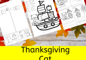 Thanksgiving Cat Activities for Kindergarten