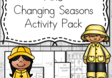 Weather and seasons lesson pack for kindergarten or preschool or 1st grade