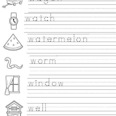 Beginning Sound Worksheets for Kindergarten