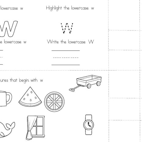 Beginning Sound Worksheets for Kindergarten