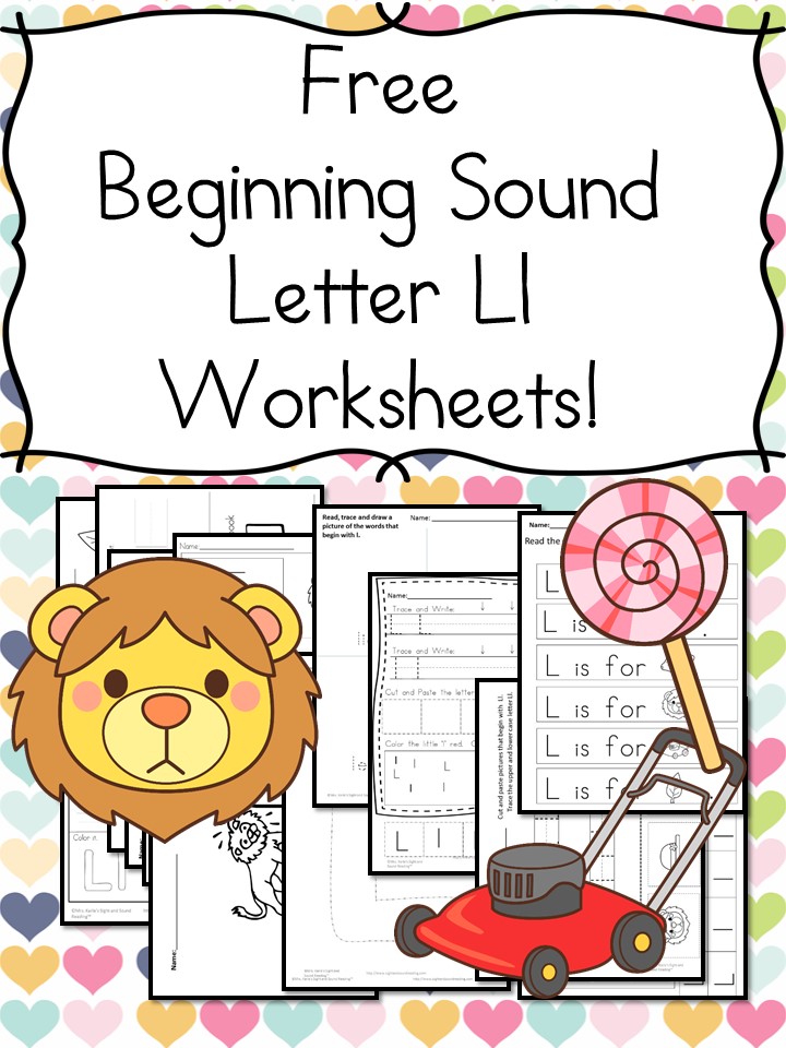 Great Letter L Worksheets Cut And Paste Alphabet Worksheets - Best