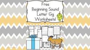 beginning sounds worksheets