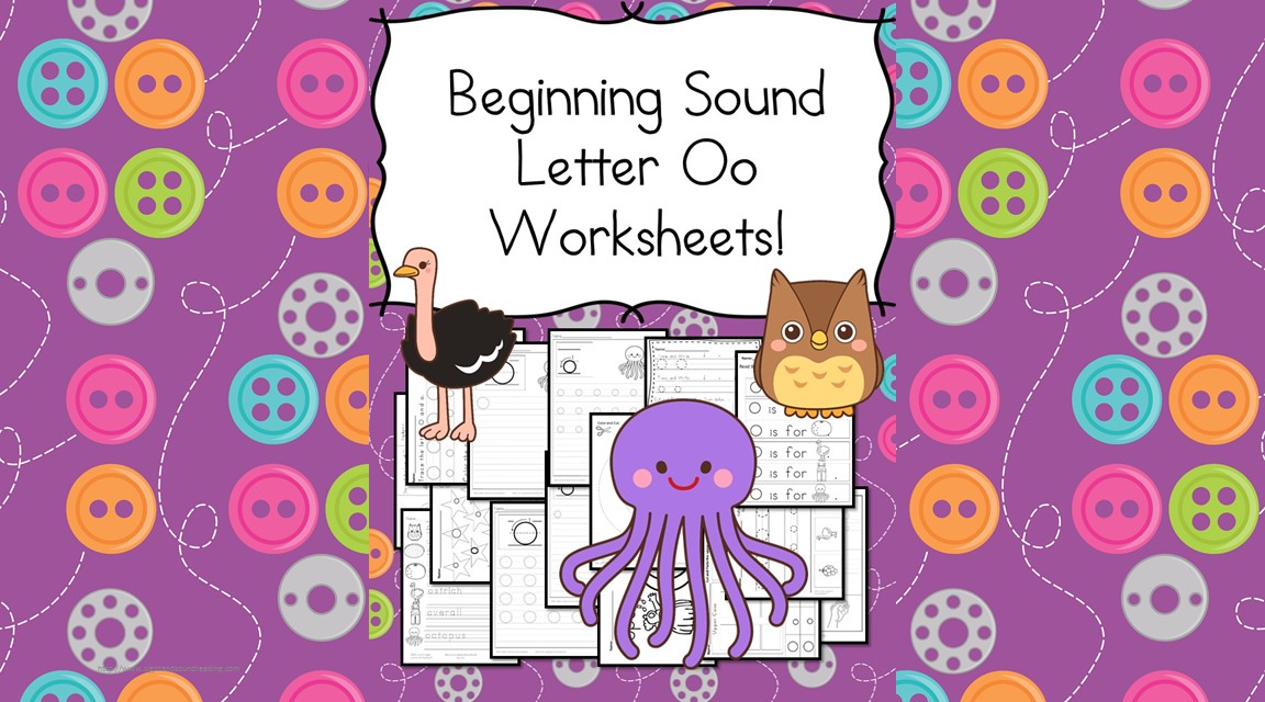 18 Free Beginning Sounds O Worksheets -Easy Download!
