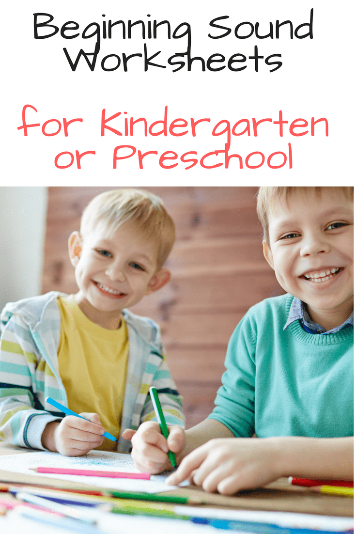 beginning-sound-worksheets Beginning sound worksheets for preschool or kindergarten - fun and free worksheets to help teach phonics.