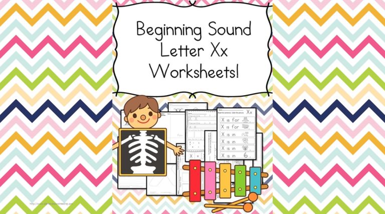 18 Free Beginning Sound Letter X Worksheets – Easy Download!