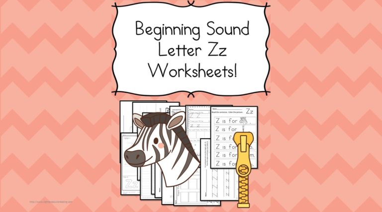 18 Free Beginning Sound Z Worksheets – Easy Download!