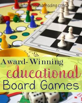 Best Educational Board Games: Award winning board games that help children learn.