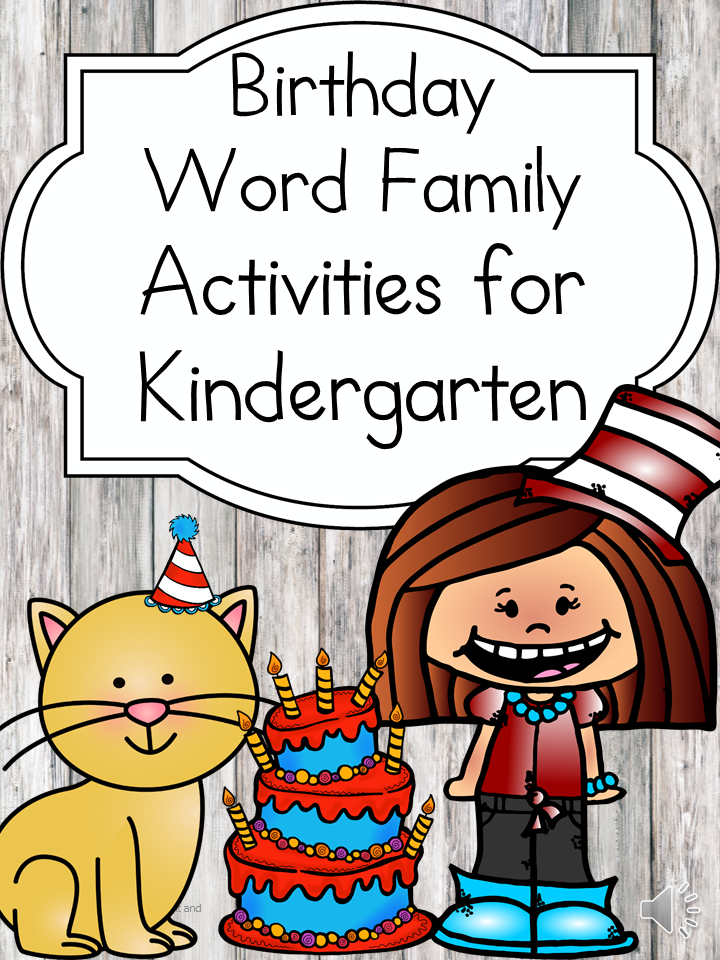 Have fun on Dr. Seuss's birthday with these fun word family activities