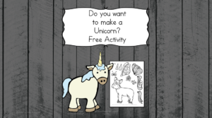 Do you want to make a unicorn? Cute and fun craft for preschool or kindergarten -great for teaching the letter u!