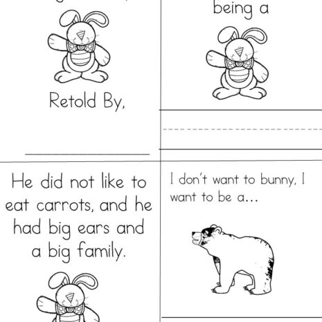 It's Not Easy Being a Bunny printable activities