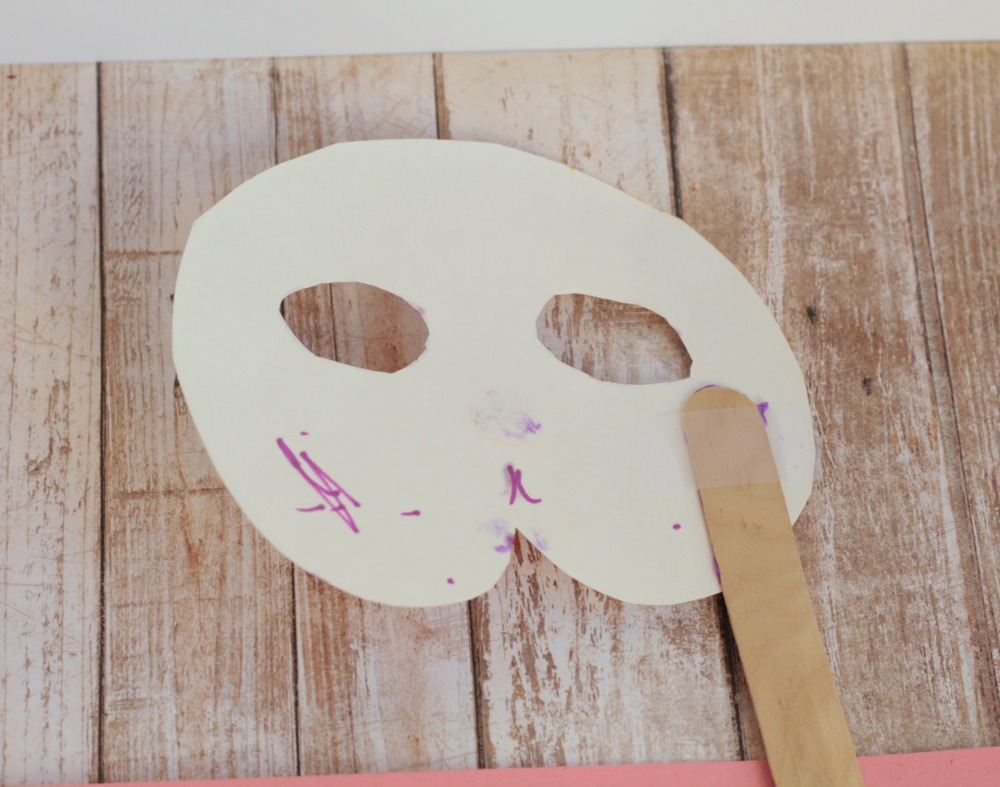 Spring is around the corner, celebrate it by making paper plate bunny mask! This mask needs a craft, a stick, a paper plate, and construction paper.