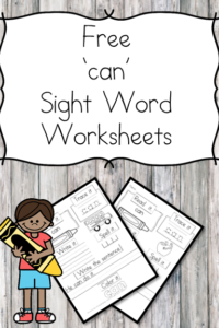 quot Can quot Sight Word Worksheet Free Easy Download Mrs Karle #39 s Sight quot Can quot Sight Word Worksheet Free Easy Download Mrs Karle #39 s Sight
