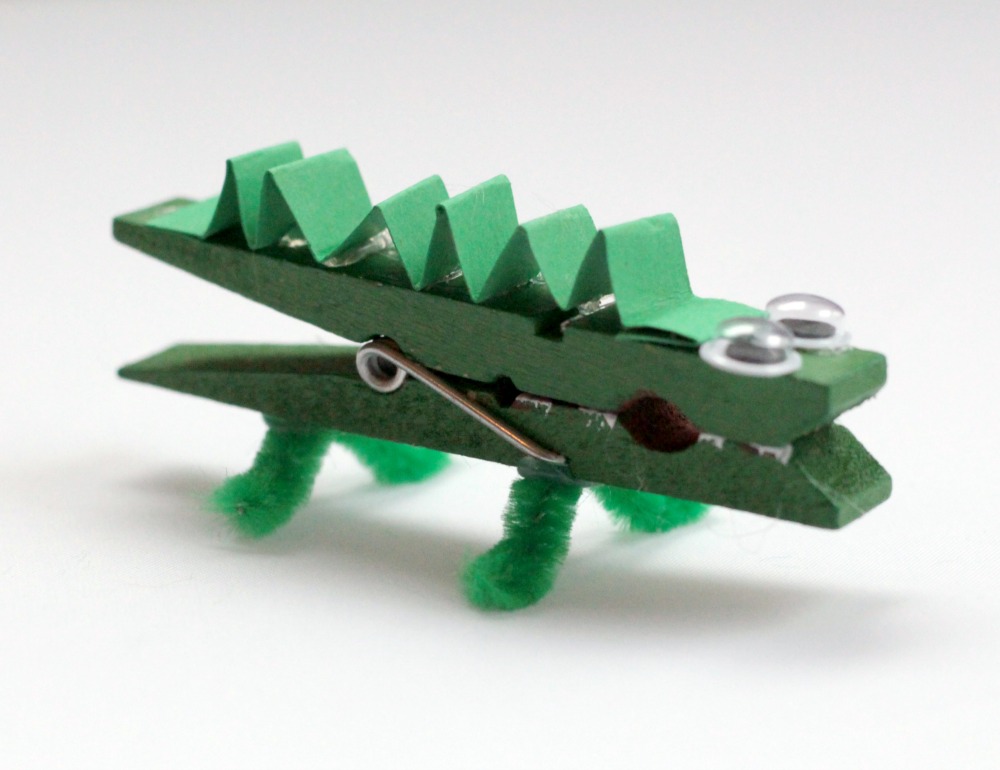 If you're studying the letter A, don't miss out on making this super-fun clothespin alligator craft. Make this activity as a part of your Letter A Crafts.